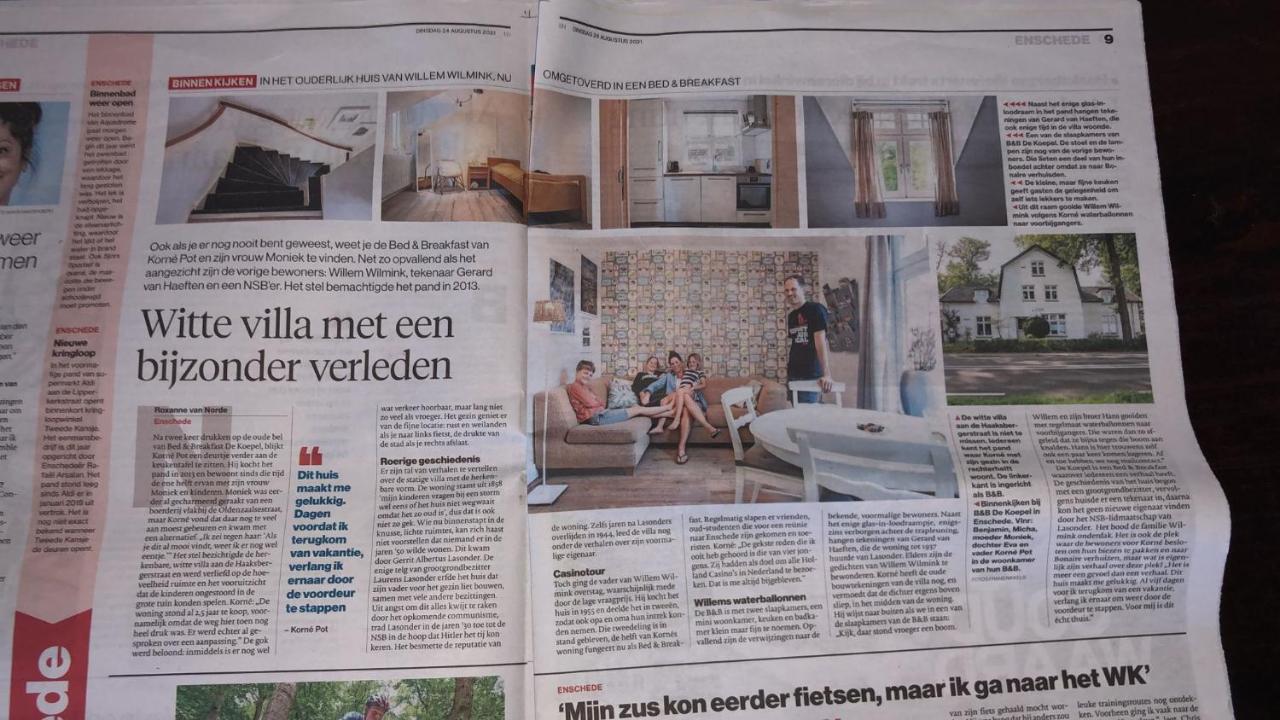Koepel Enschede Guest House Bagian luar foto